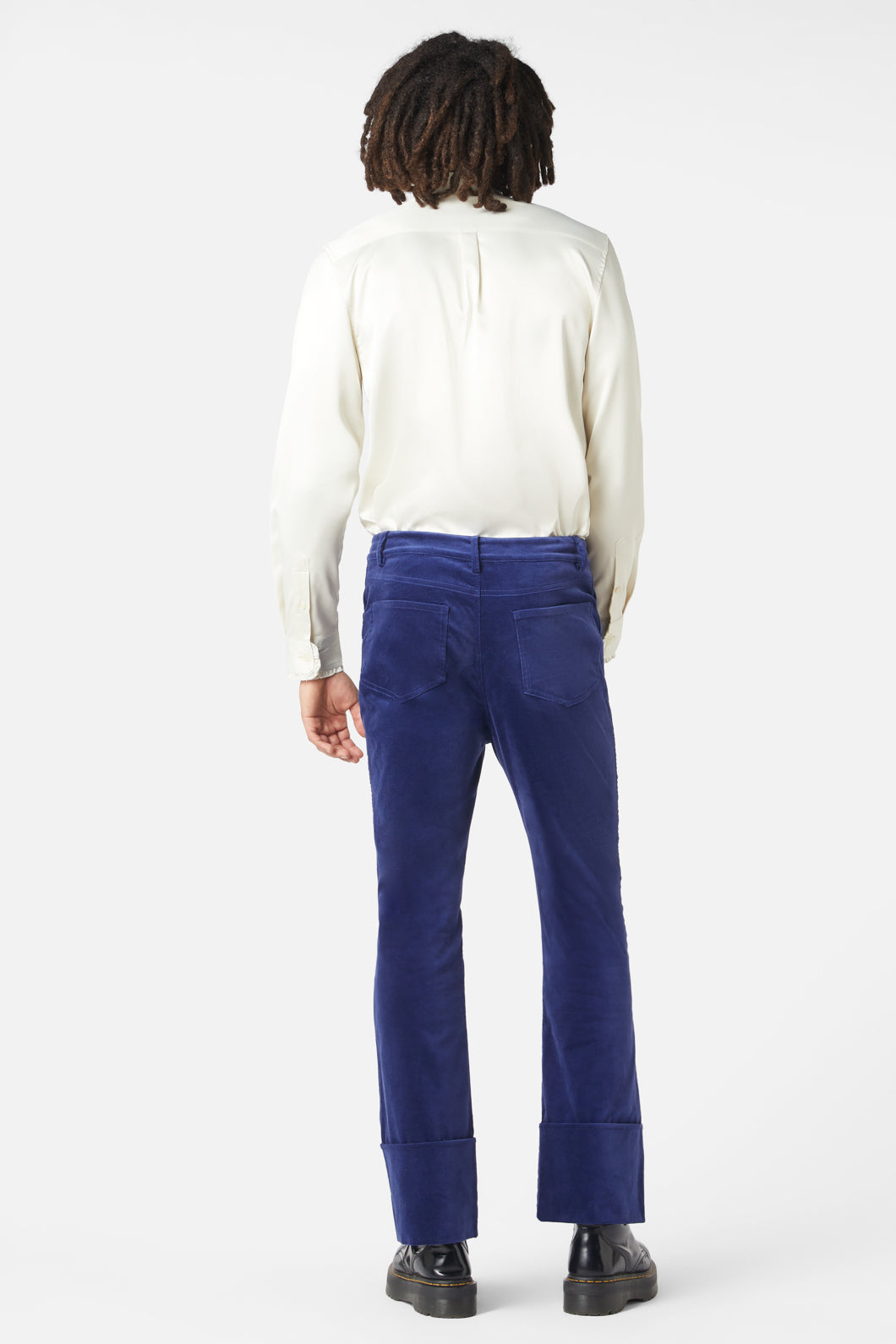 Dangerfield - Mojo Velvet Pant - blue