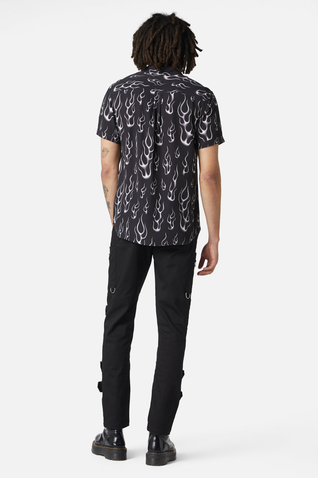 Dangerfield - Naked Flame Short Sleeve Shirt - black