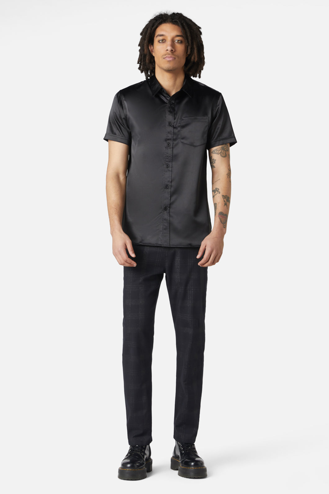Dangerfield - Industrial Hybrid Short Sleeve Shirt - black