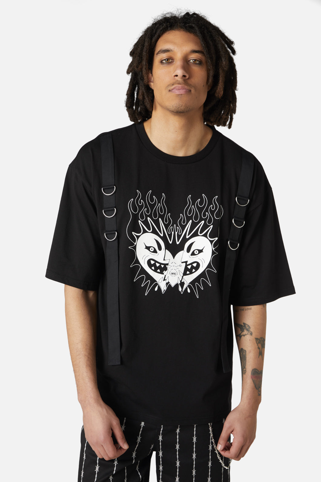Dangerfield - The End D-Ring Tee - black