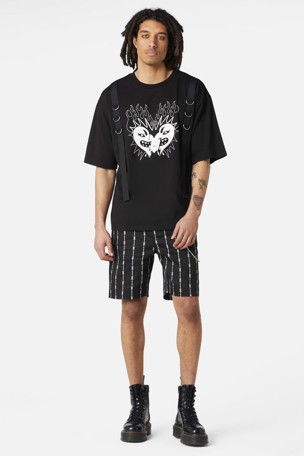 Dangerfield - The End D-Ring Tee - black