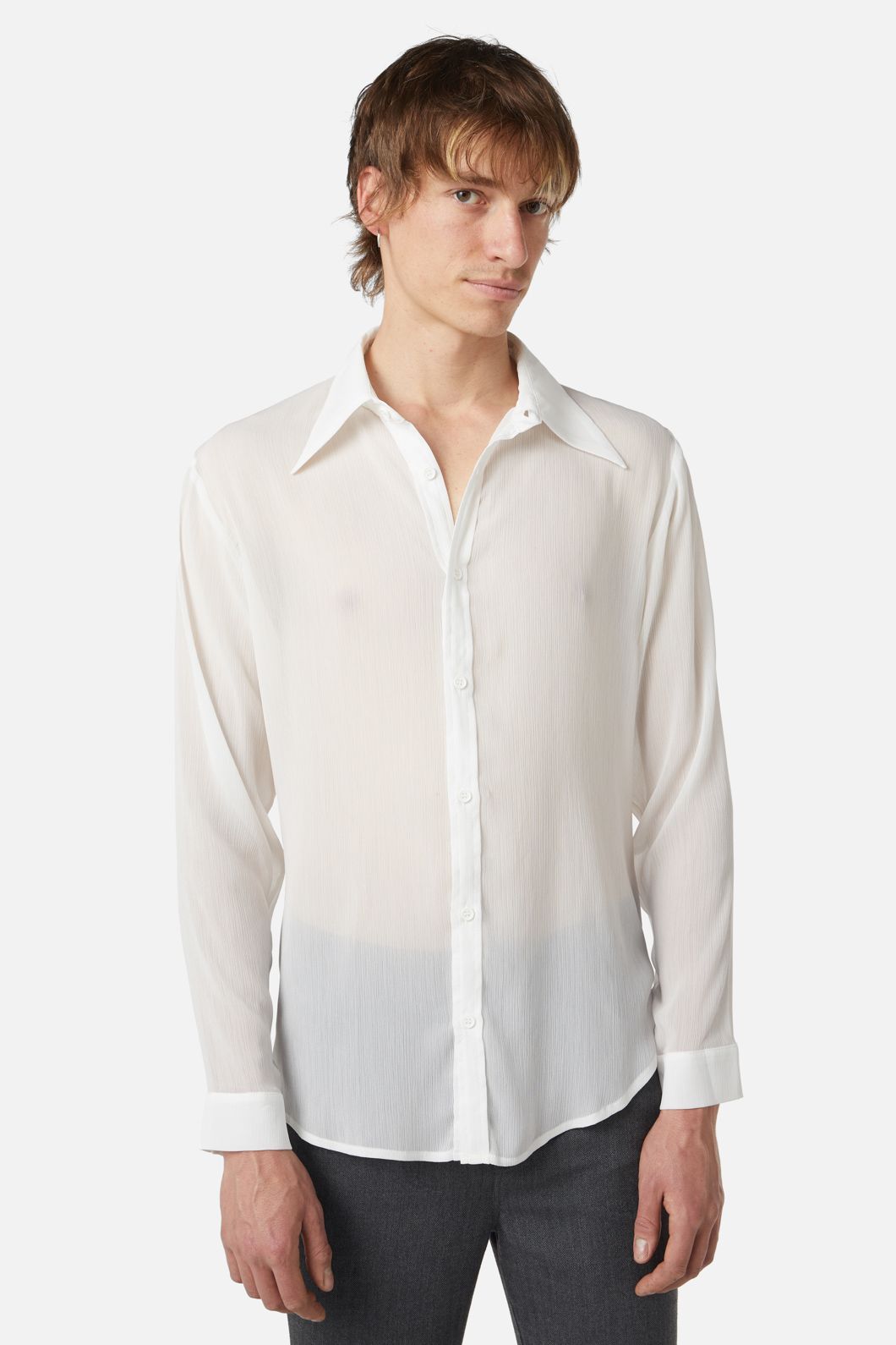 Dangerfield - Vicious Ls Shirt - cream
