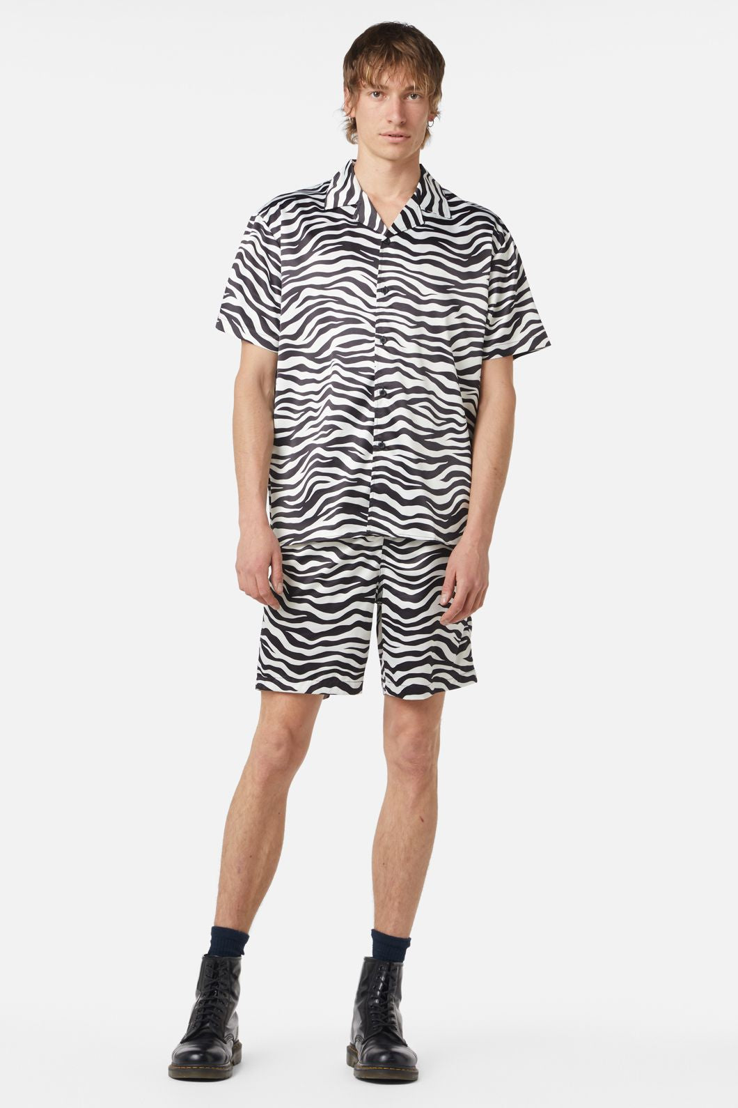 Dangerfield - Call Of The Wild SS Shirt - black-white