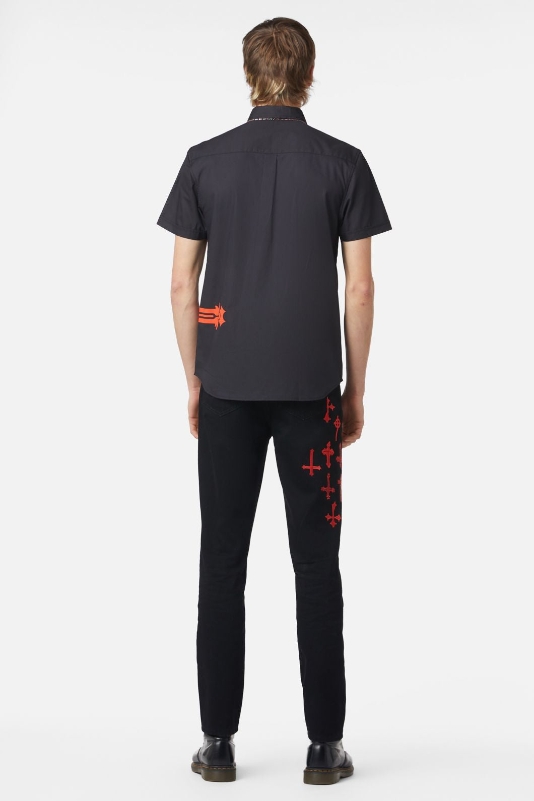 Dangerfield - Hail Lilith Rosary S/S Shirt - black