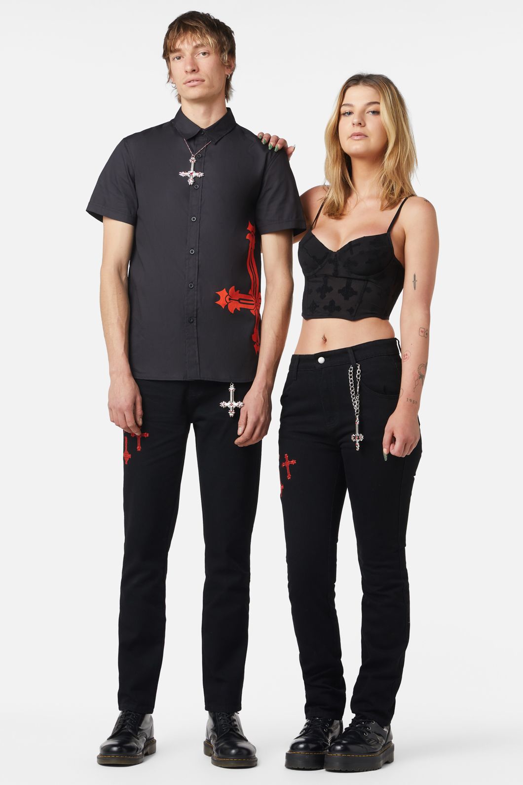 Dangerfield - Hail Lilith Skinny Unisex Jean - black