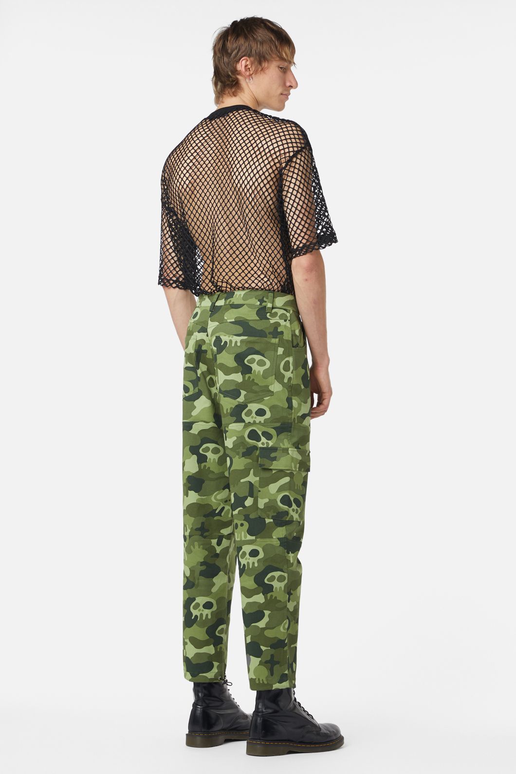 Dangerfield - Nook Of The Garden Camo Cargos - green