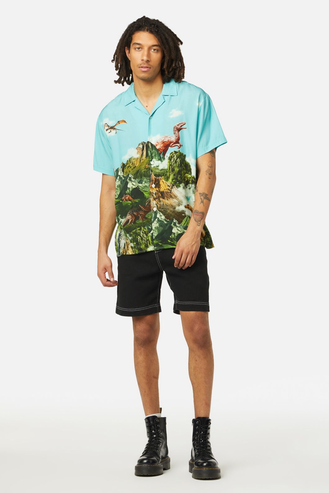 Dangerfield - Triassic Border Shirt - multi