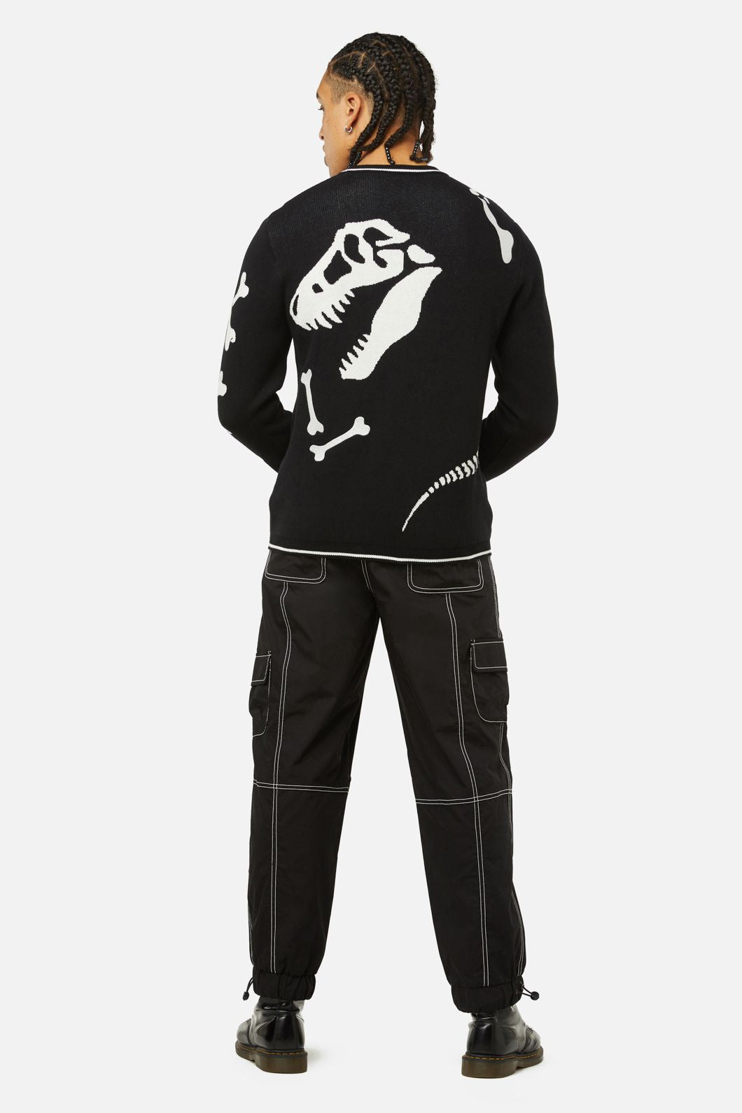 Dangerfield - The Farewell Tour Badge Knit Jumper - black