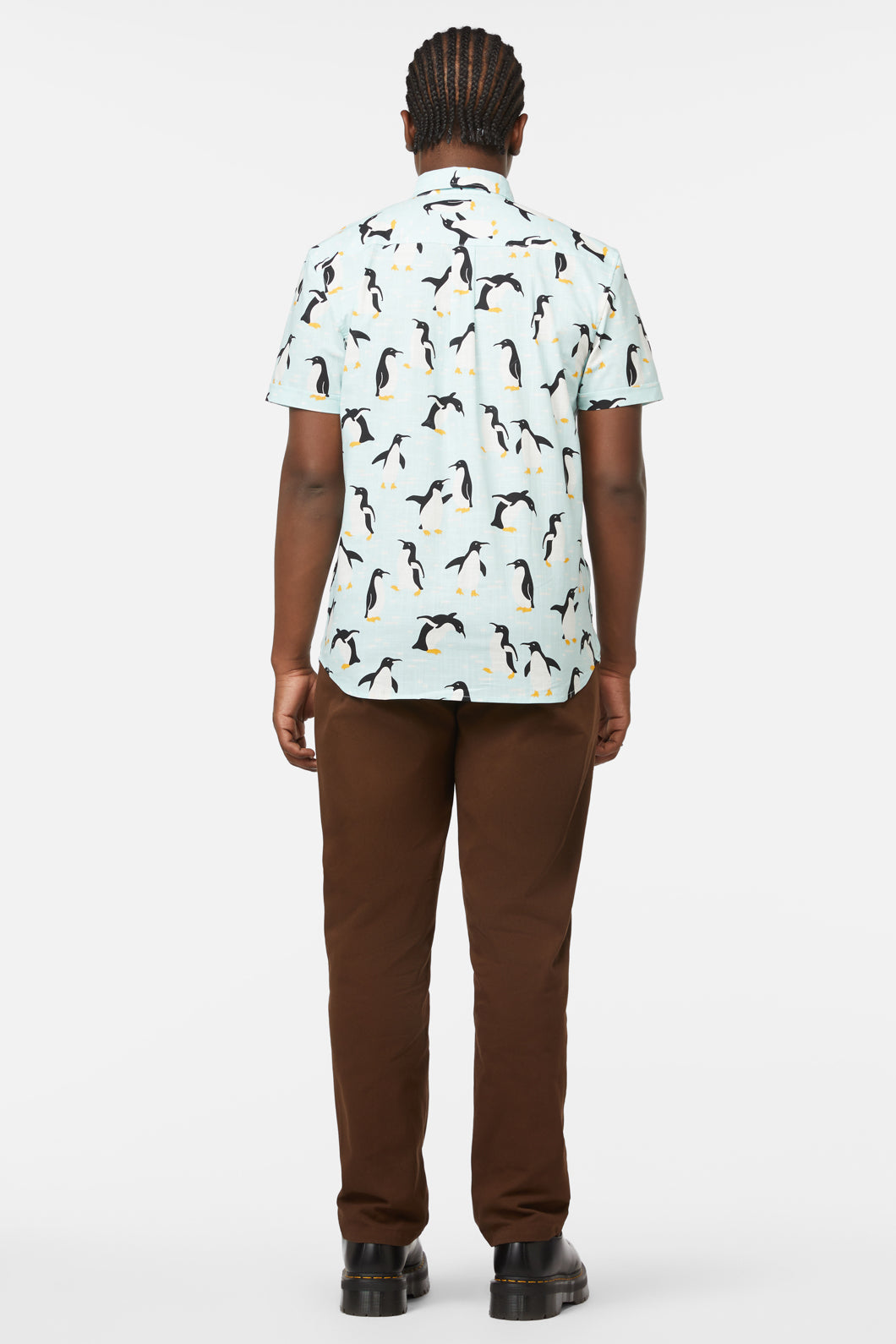 Dangerfield - Penguin SS Shirt - blue
