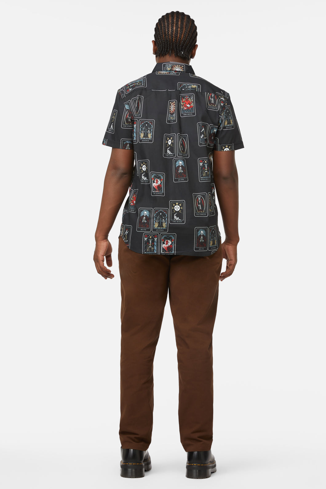 Dangerfield - Tarot Spread Print SS Shirt - black