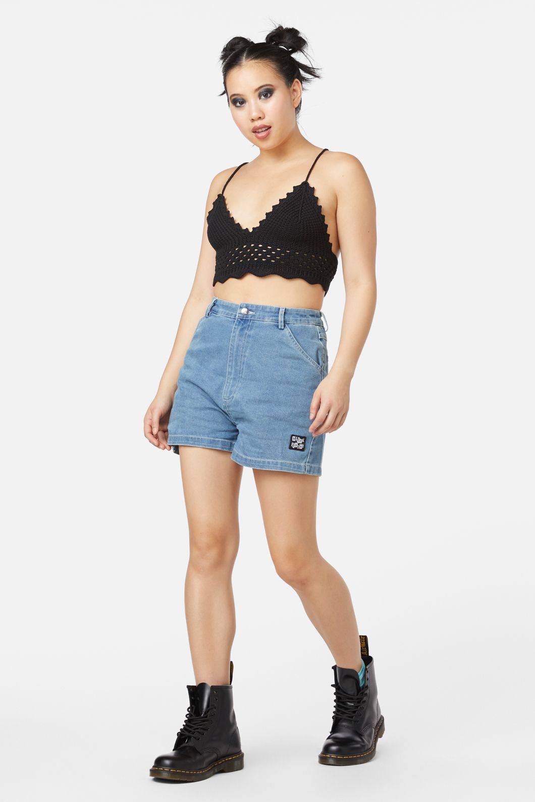 Dangerfield - Farrah Crochet Bralette - black
