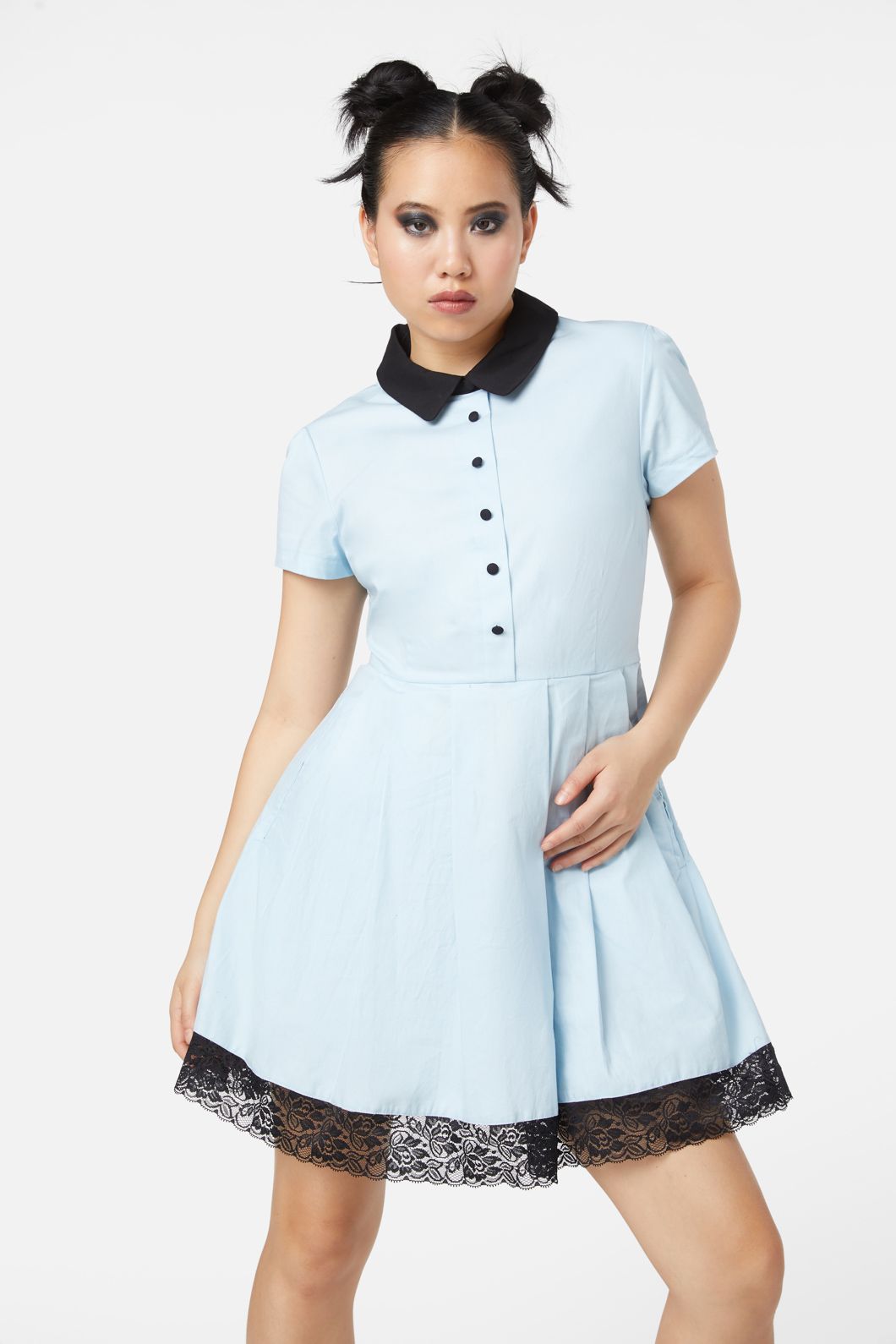 Dangerfield - Tweedledee Dress - blue