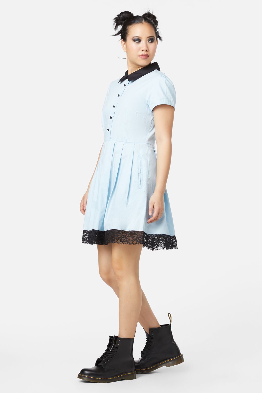 Dangerfield - Tweedledee Dress - blue