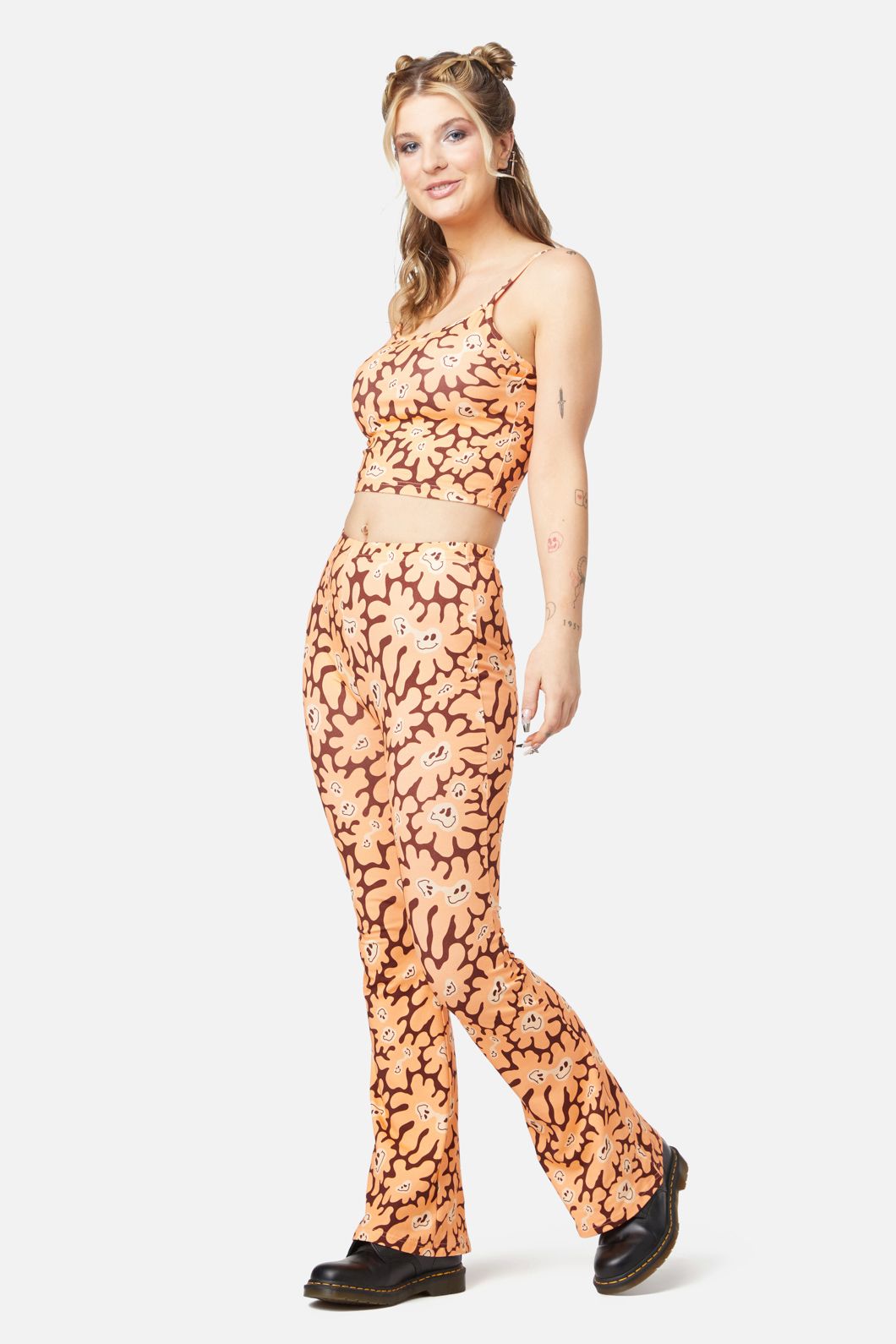 Dangerfield - Flower Frenzy Tank - brown