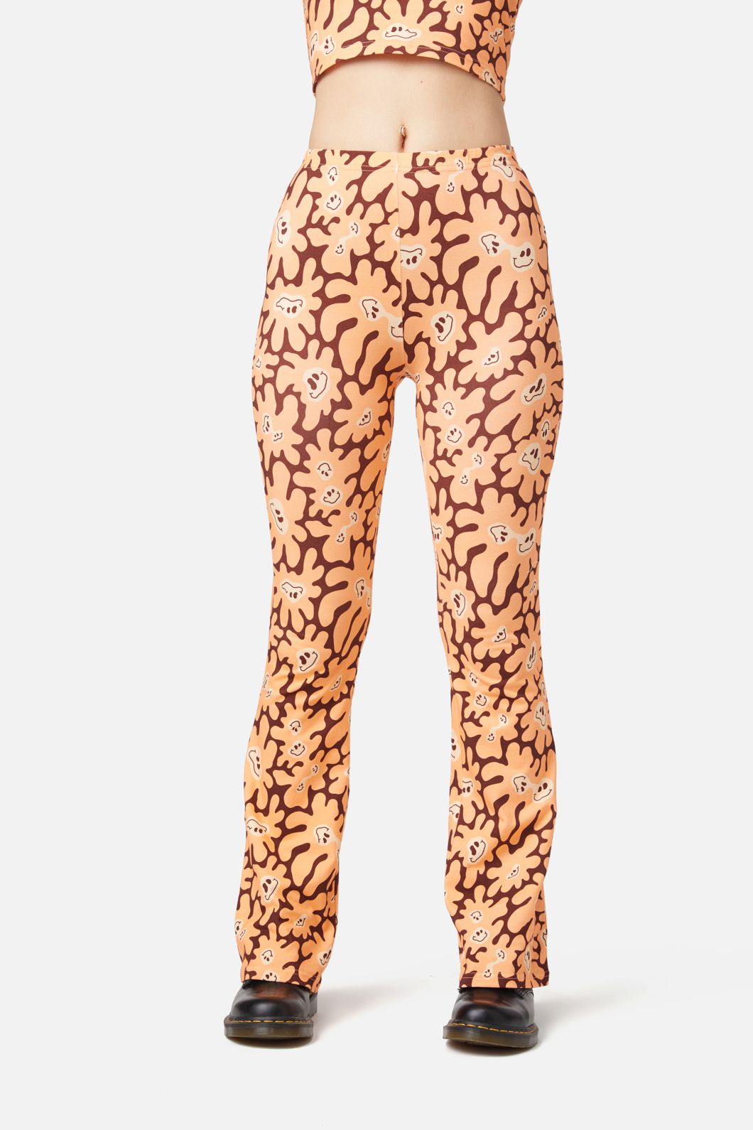 Dangerfield - Flower Frenzy Pant - brown
