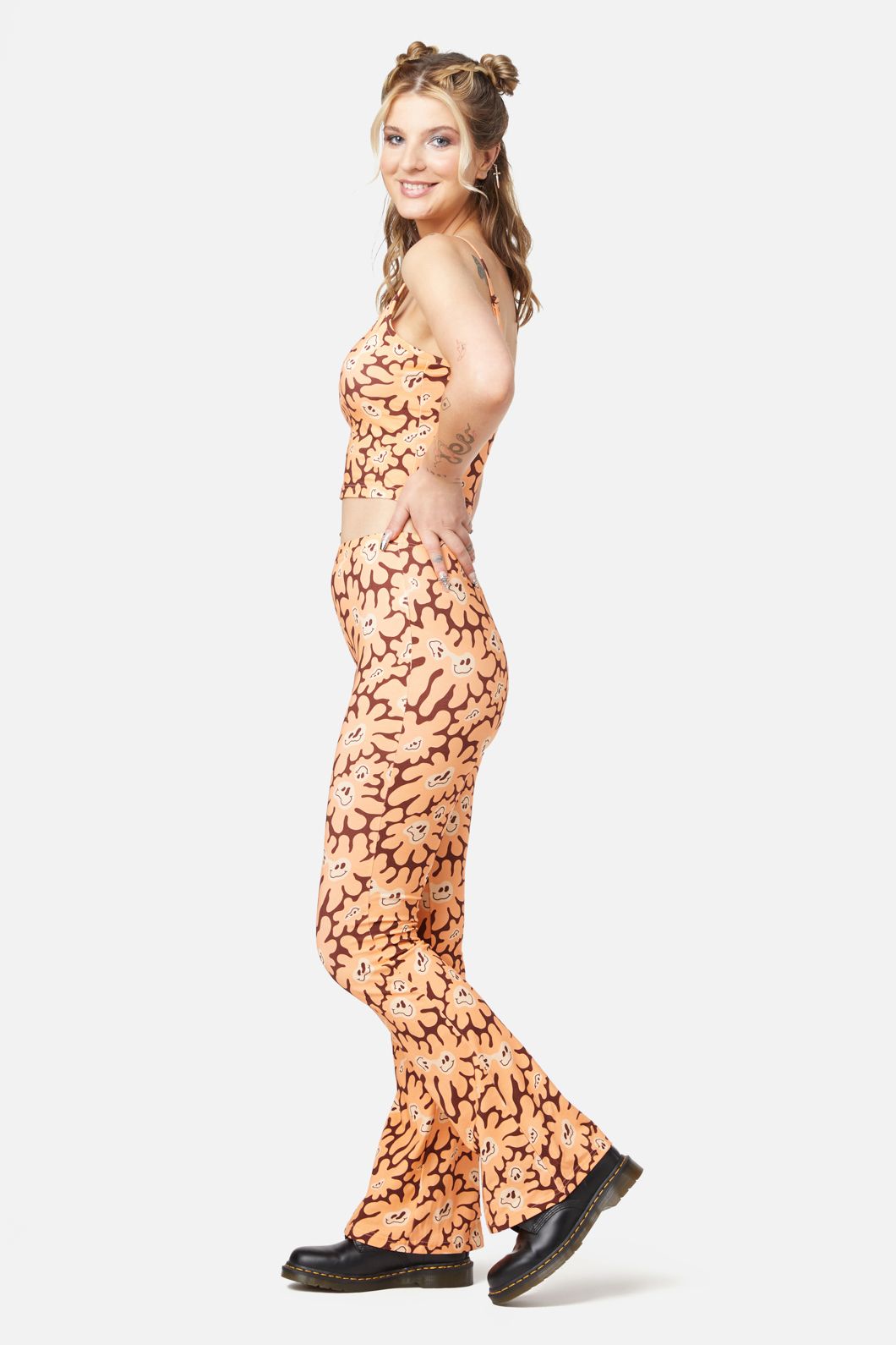 Dangerfield - Flower Frenzy Pant - brown