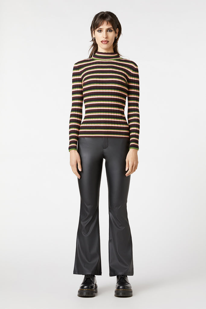 Dark Pieridae Striped Knit