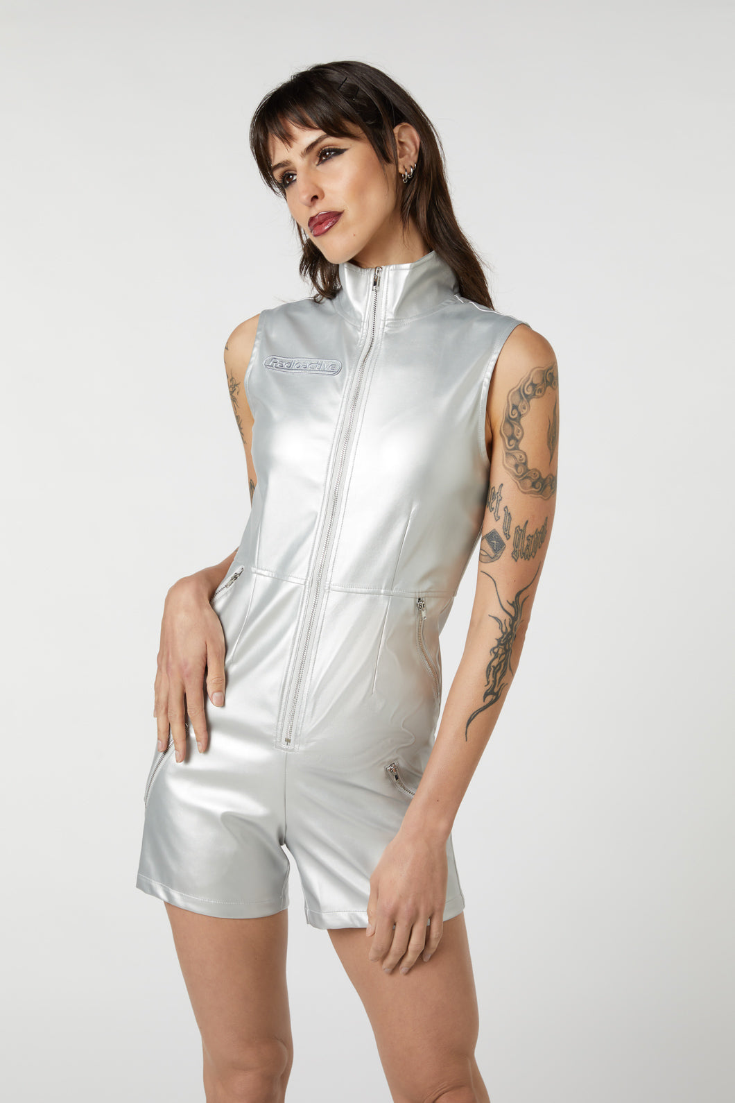 Dangerfield - Radioactive Raver Romper - white