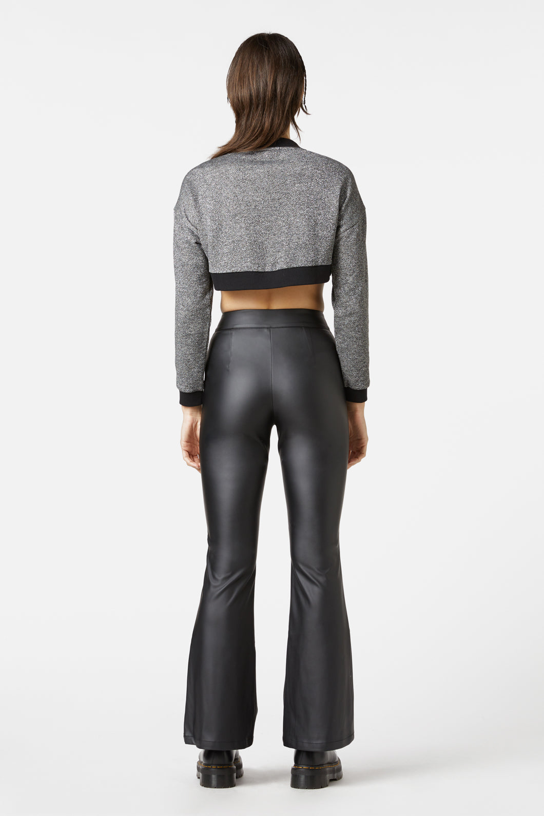 Dangerfield - Radioactive Raver Crop Cardi - black-silver