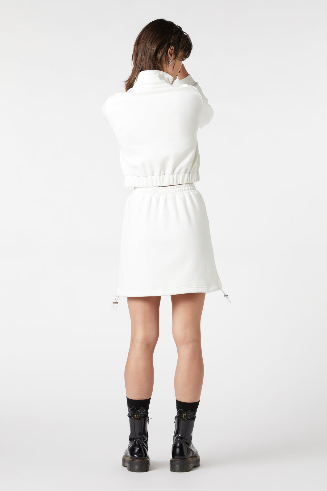 Dangerfield - On Fleece Skirt - white