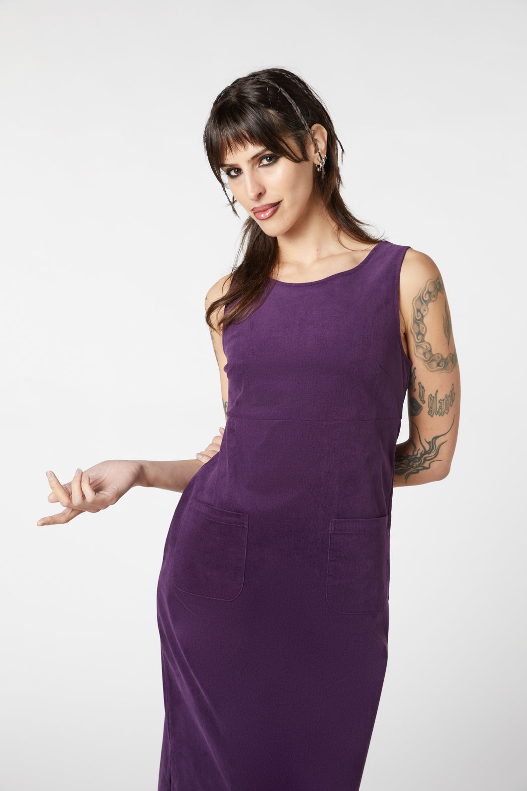 Dangerfield - Grapejuice Dress - plum