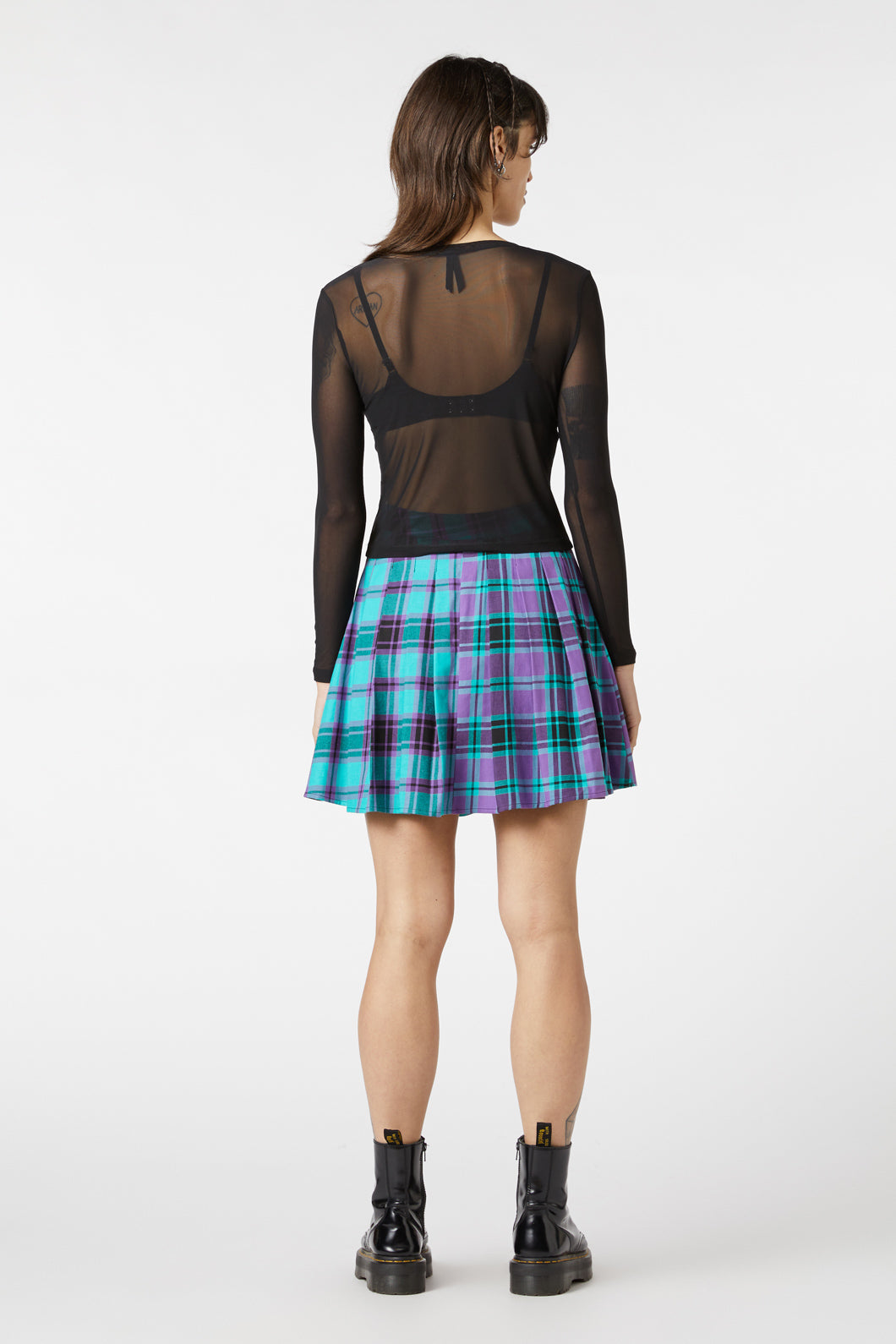 Dangerfield - Classic Plain Mesh Top - black