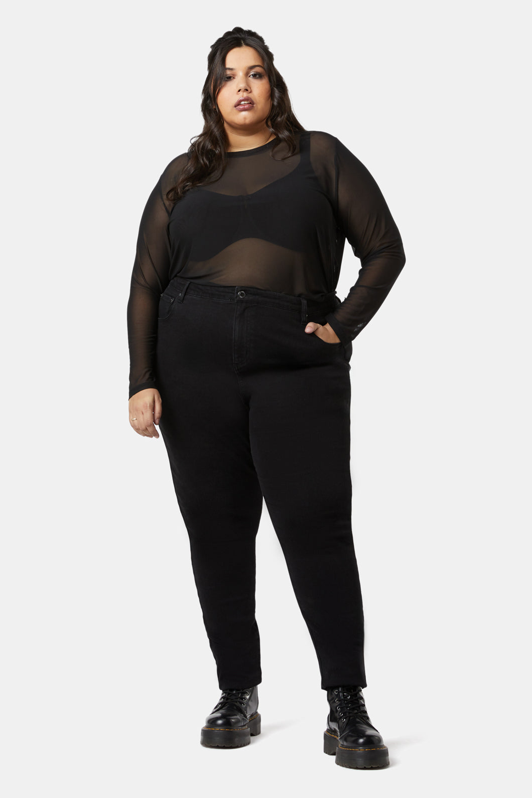Dangerfield - Eve Curve Skinny Jeans - black
