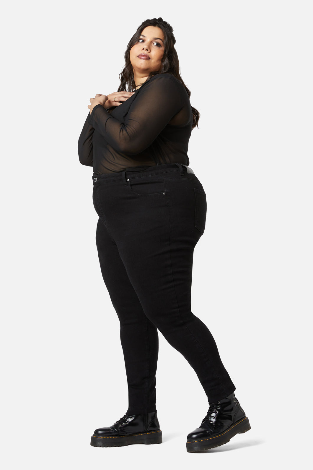 Dangerfield - Eve Curve Skinny Jeans - black