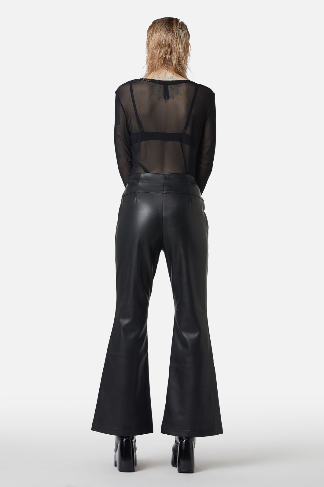 Dangerfield - Guarded Pu Pants - black