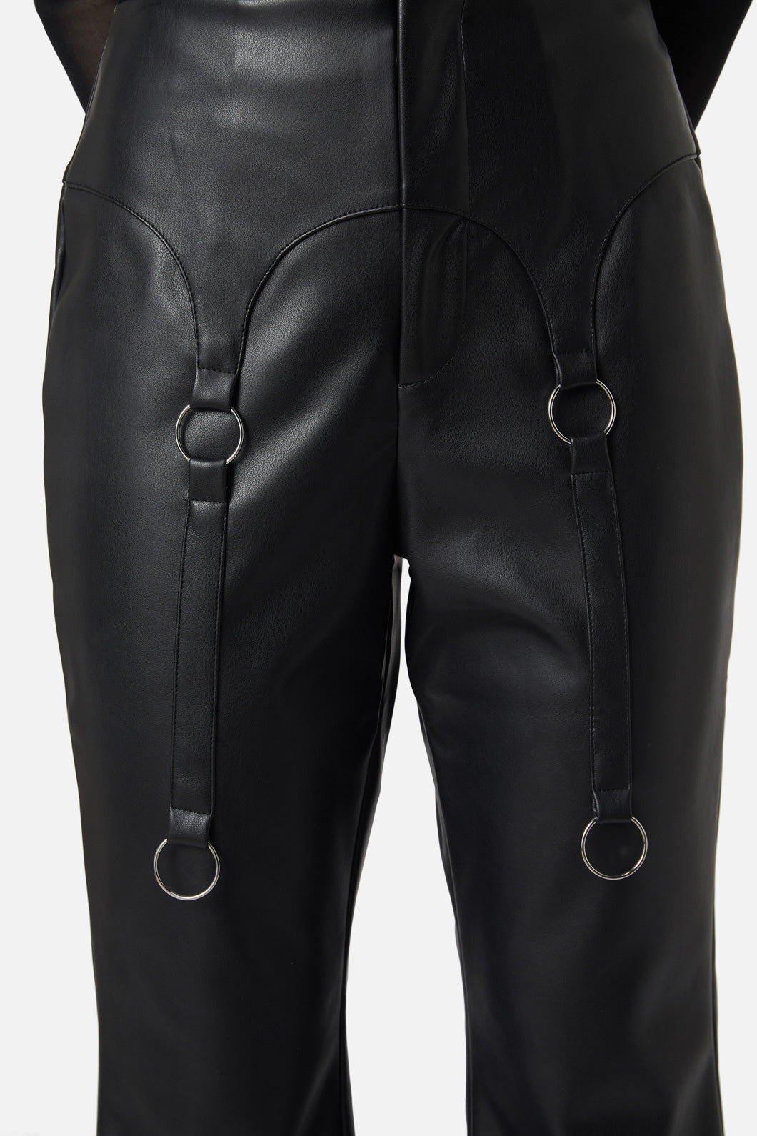 Dangerfield - Guarded Pu Pants - black