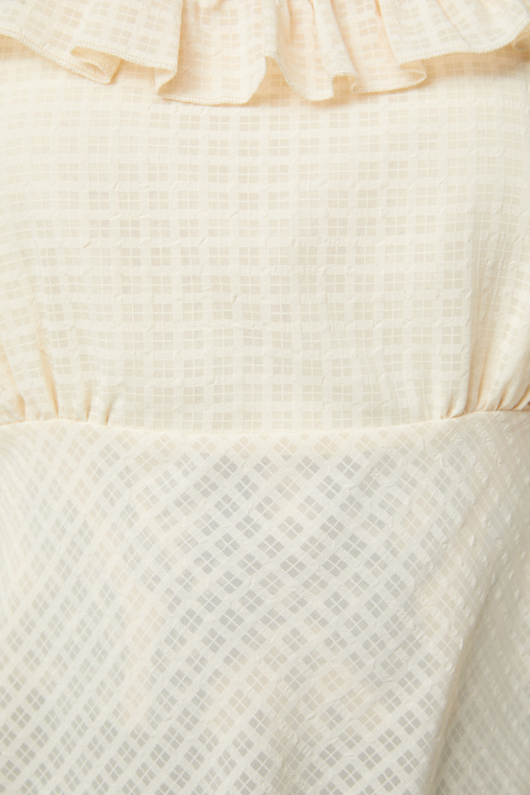 Dangerfield - All Of White Sheer Blouse - cream