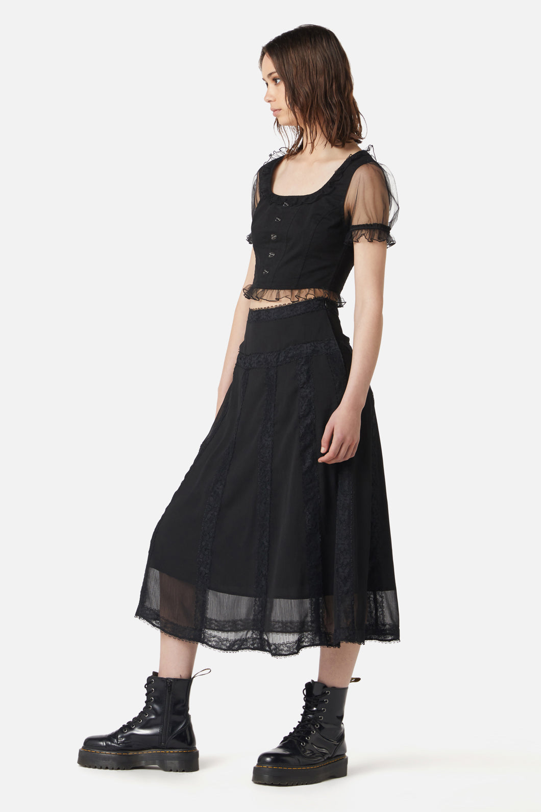 Dangerfield - Wild Dive Corset Top - black