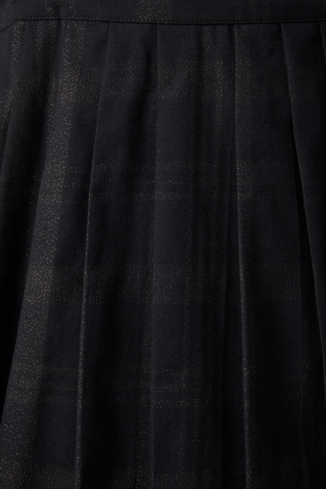 Dangerfield - High Society Pleated Tartan Skirt - black