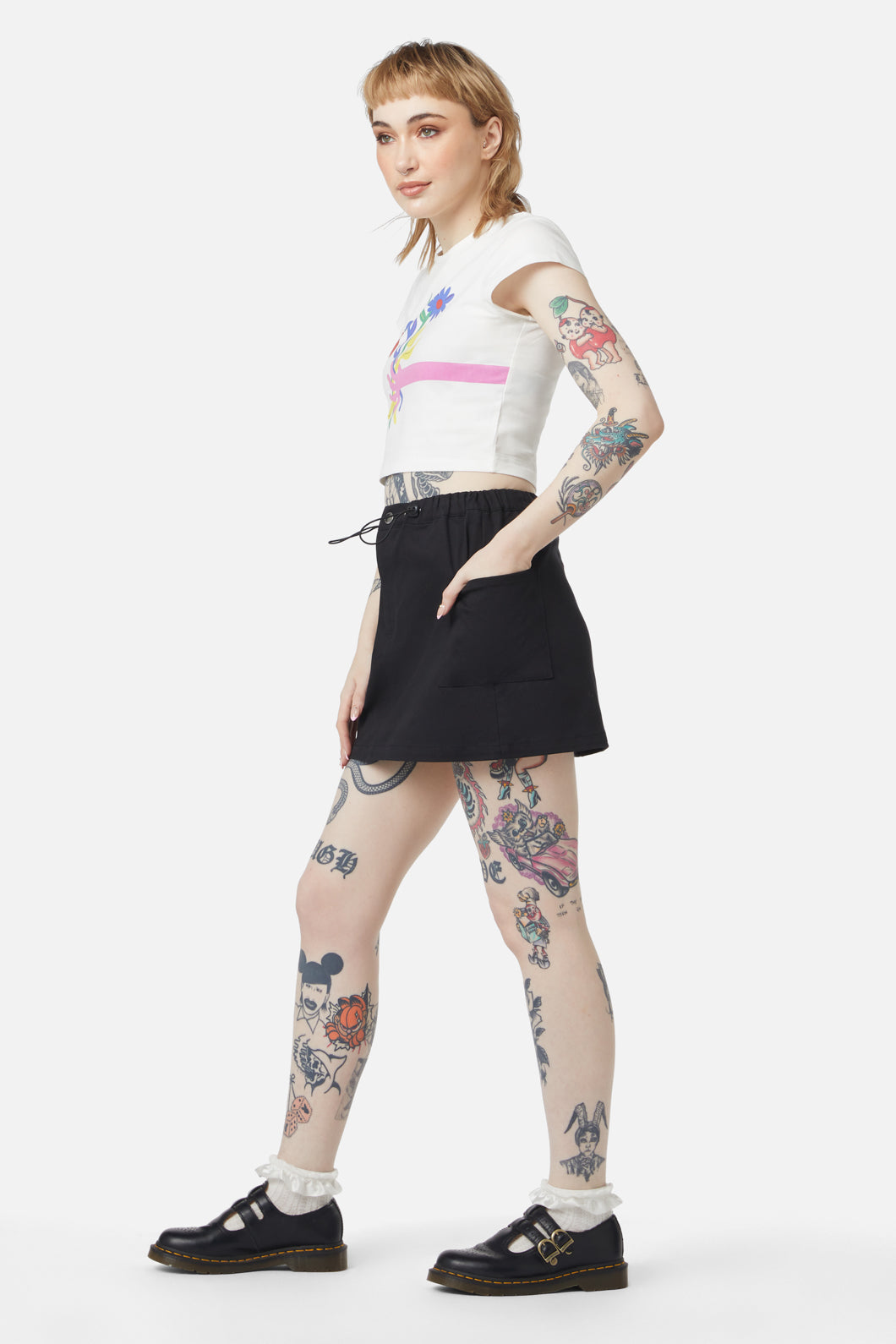 Dangerfield - Pond Cargo Skirt - black