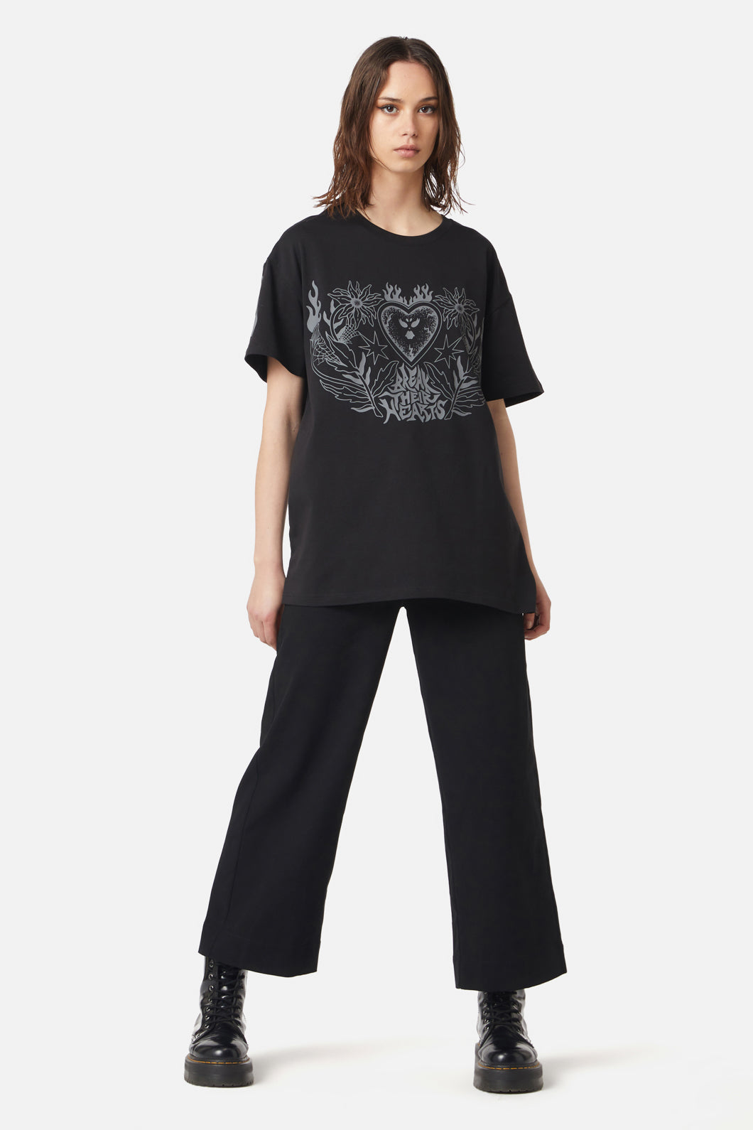 Dangerfield - Break Their Hearts Distressed Tee - black
