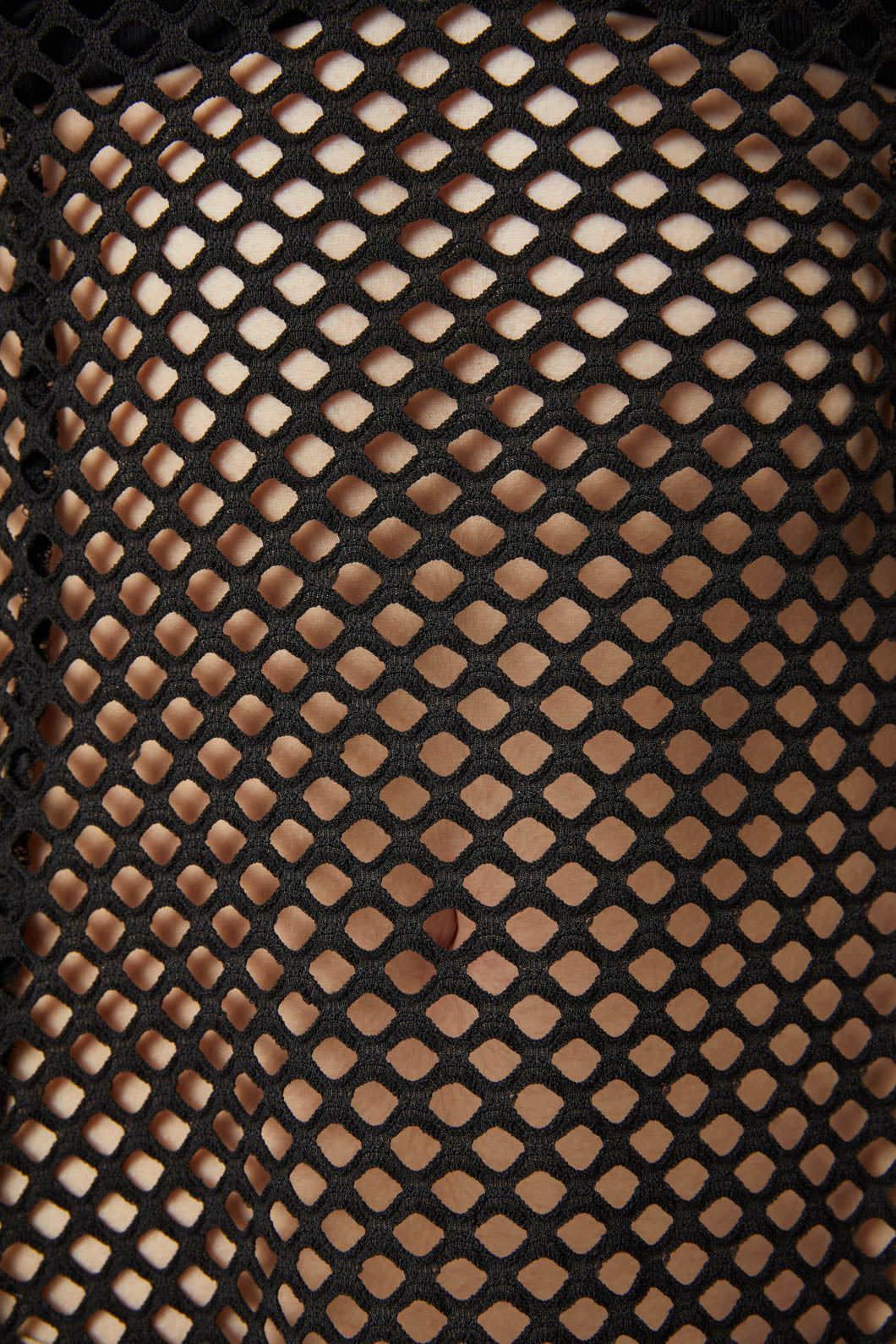 Dangerfield - Industrial Hybrid Mesh Dress - black