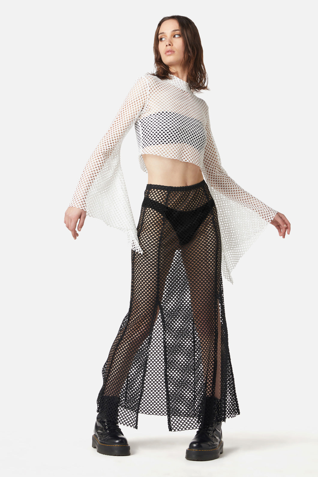 Dangerfield - Industrial Hybrid Mesh Top - white