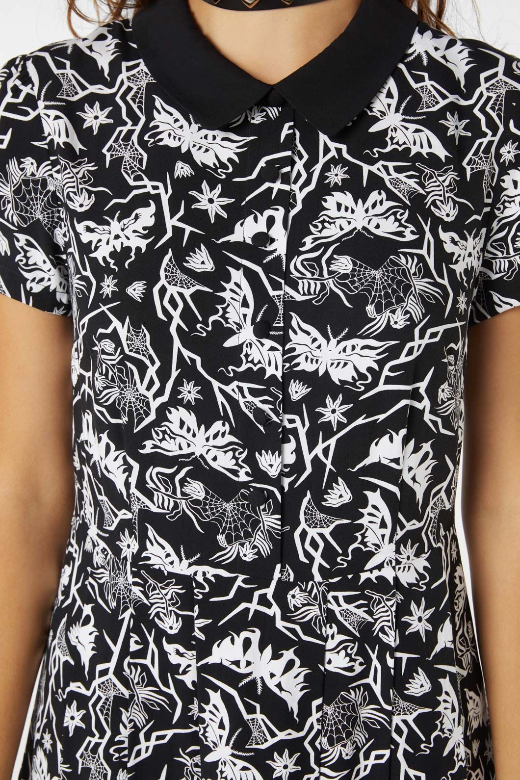 Dangerfield - To The Butterflies Mini Dress - black