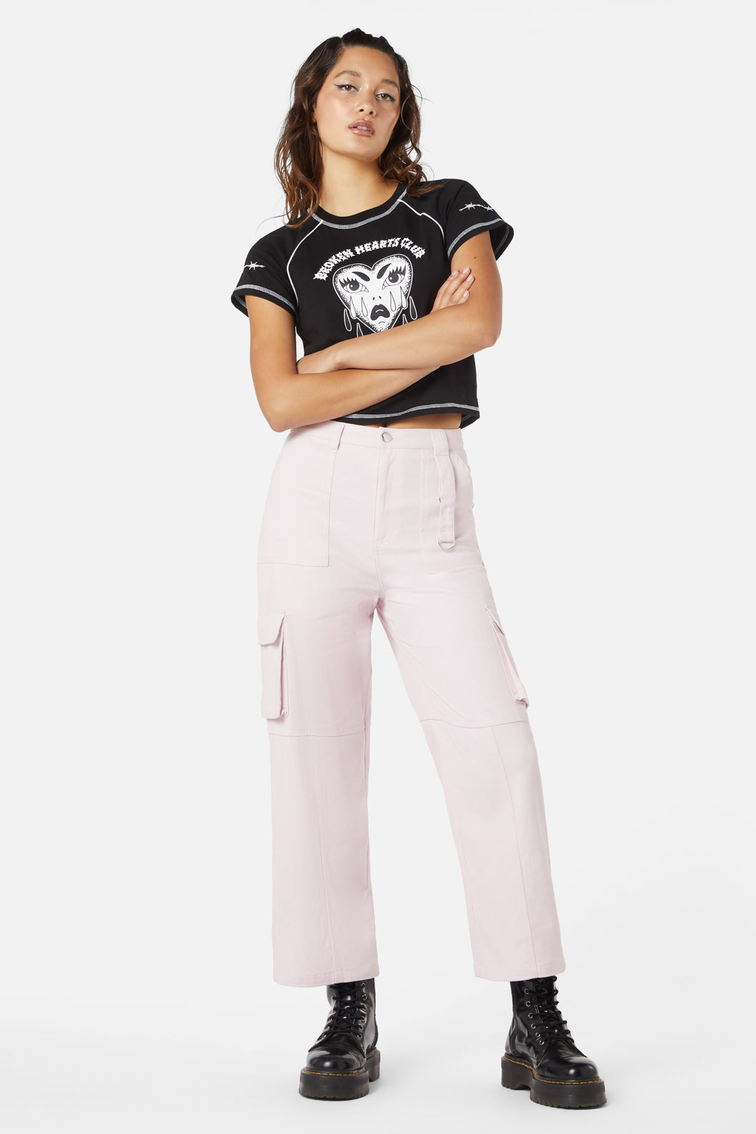 Dangerfield - Jagger Cargo Pants - pink
