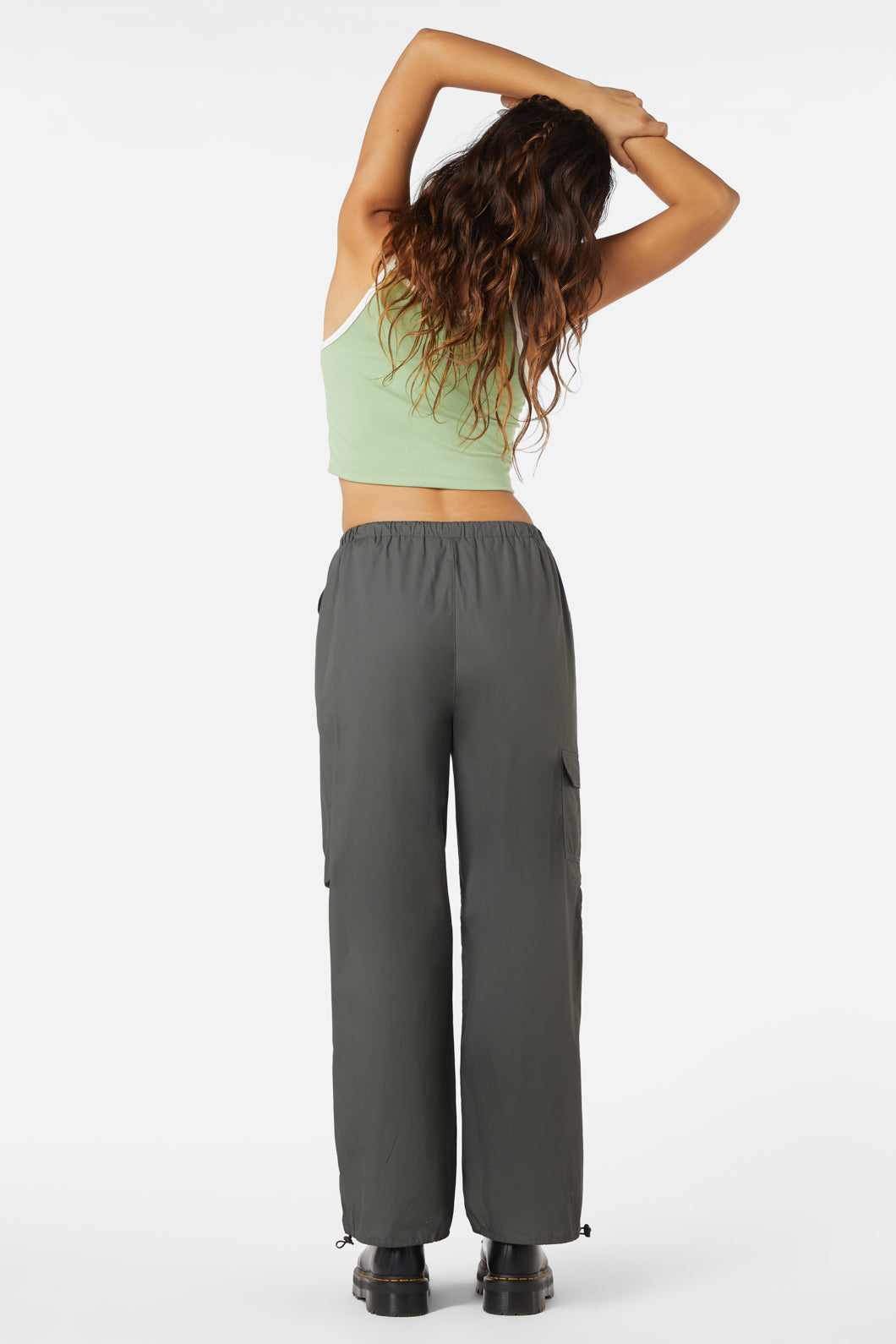 Dangerfield - Fern Cargo Pant - charcoal