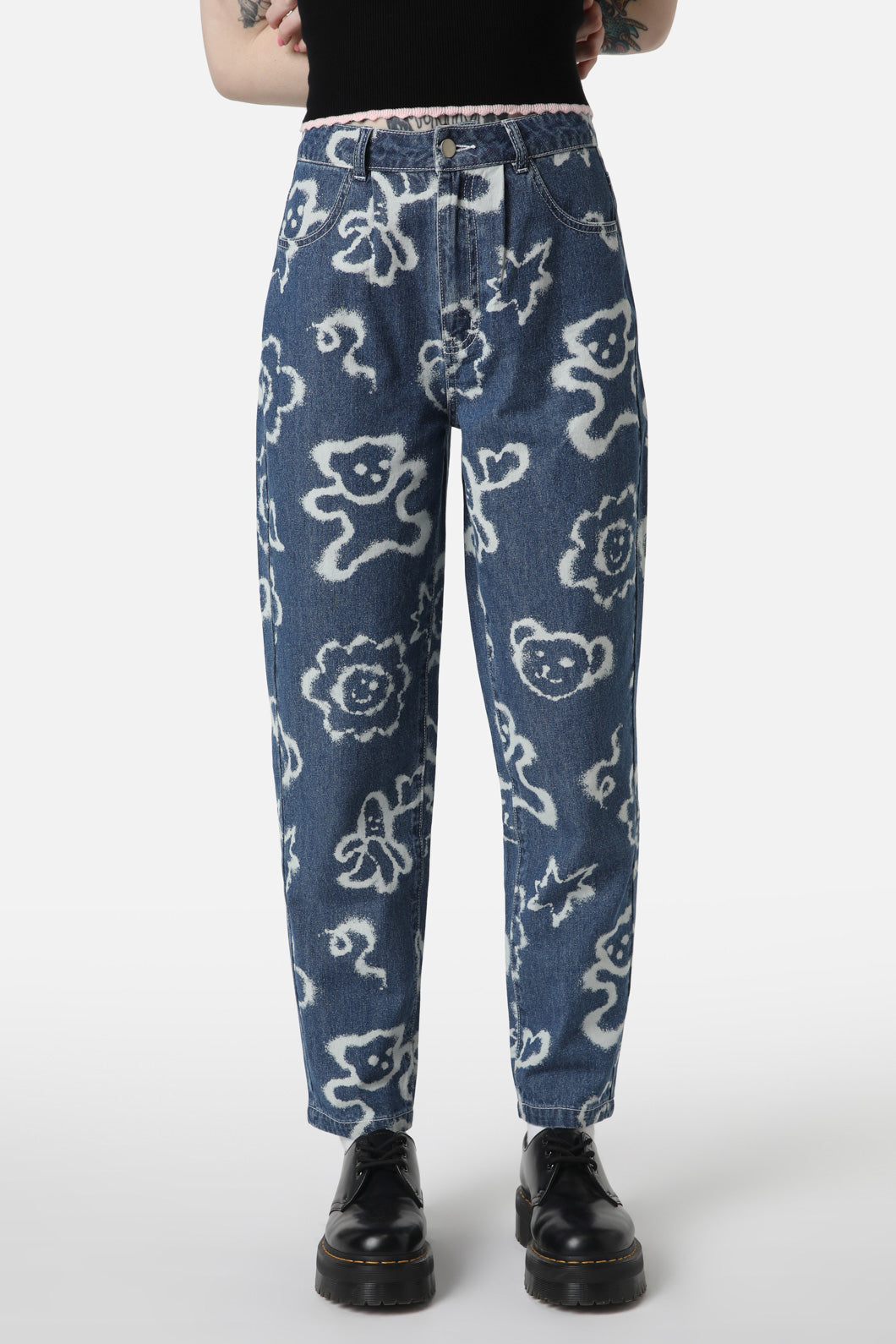 Dangerfield - White Out Denim Jeans - denim-blue