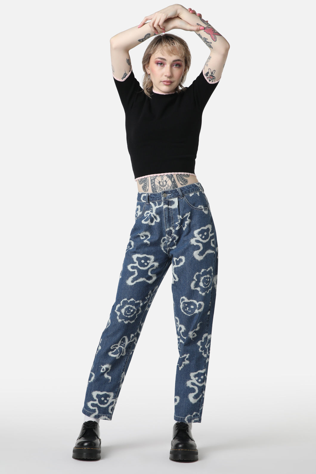 Dangerfield - White Out Denim Jeans - denim-blue