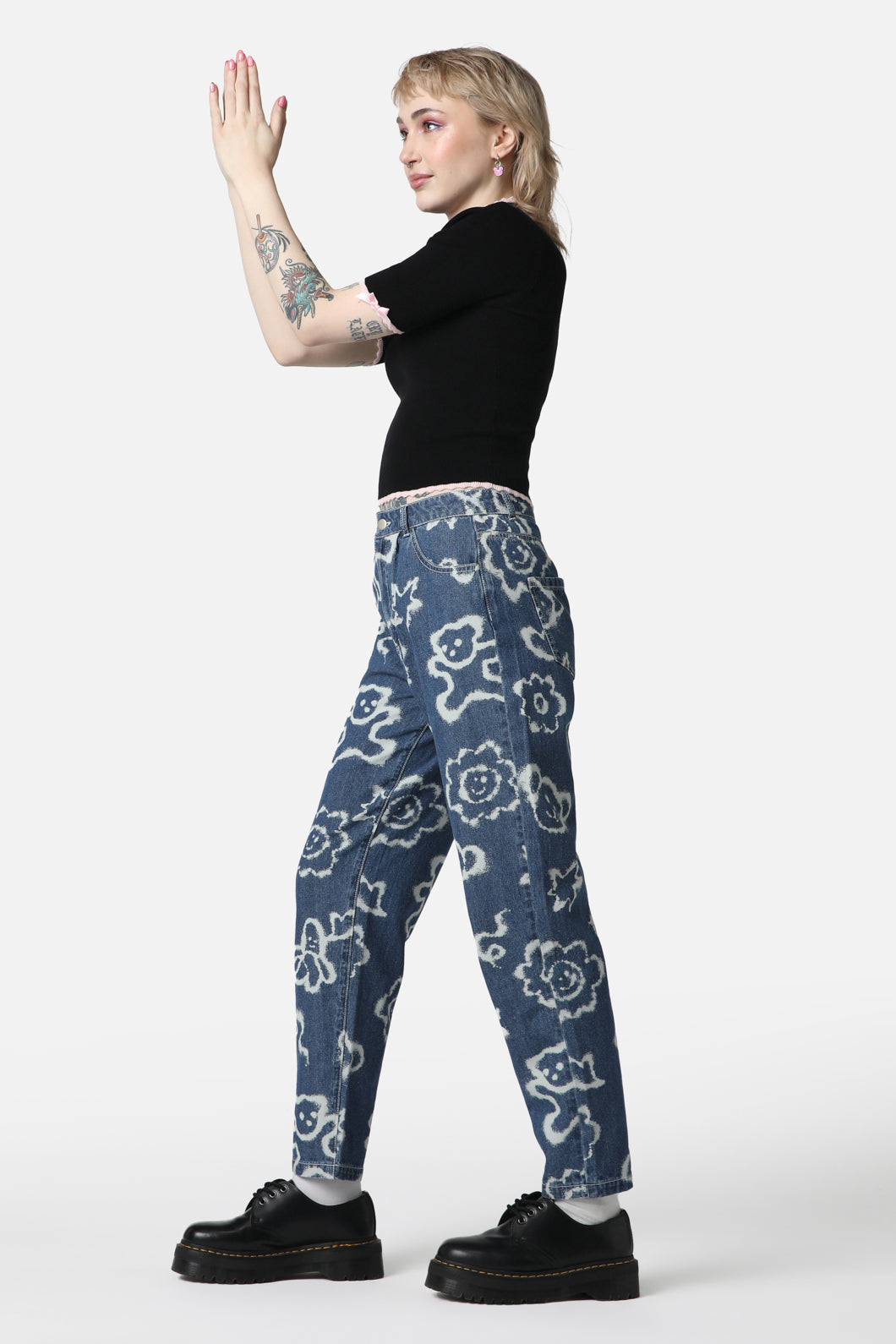 Dangerfield - White Out Denim Jeans - denim-blue