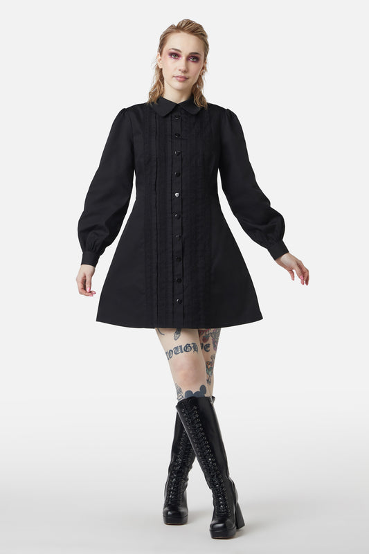 Dangerfield - Ammabelles Collar Dress - black