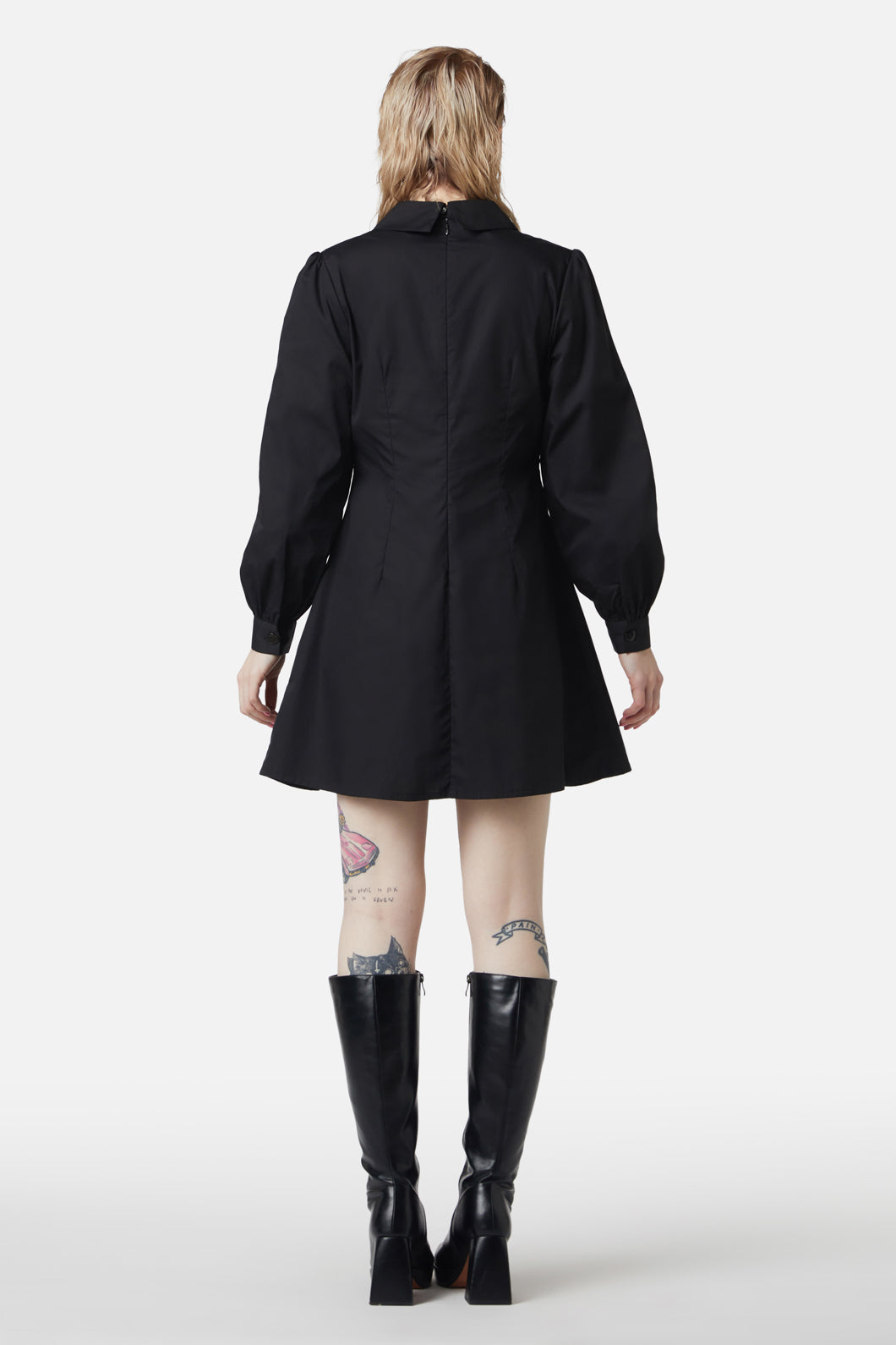 Dangerfield - Ammabelles Collar Dress - black