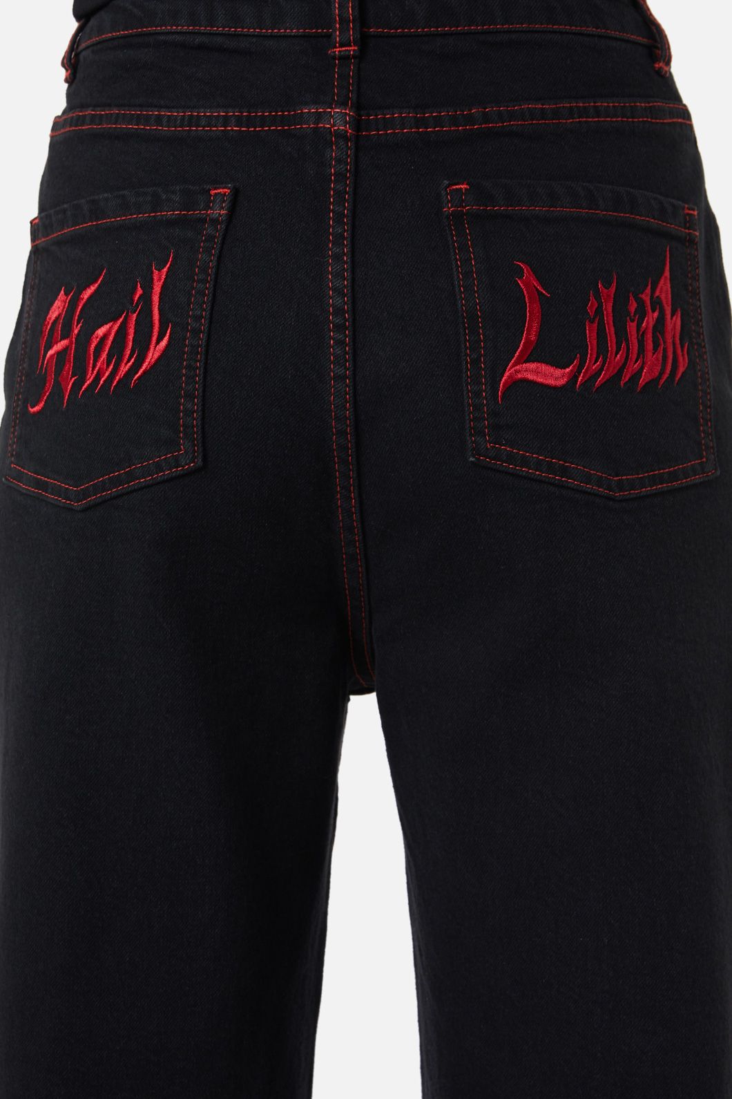 Dangerfield - Hail Lilith Wide Leg Jeans - black