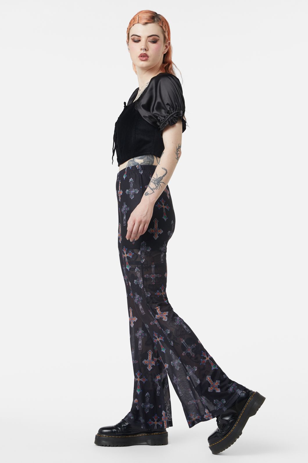 Dangerfield - Hope Had Died Mesh Pants - black