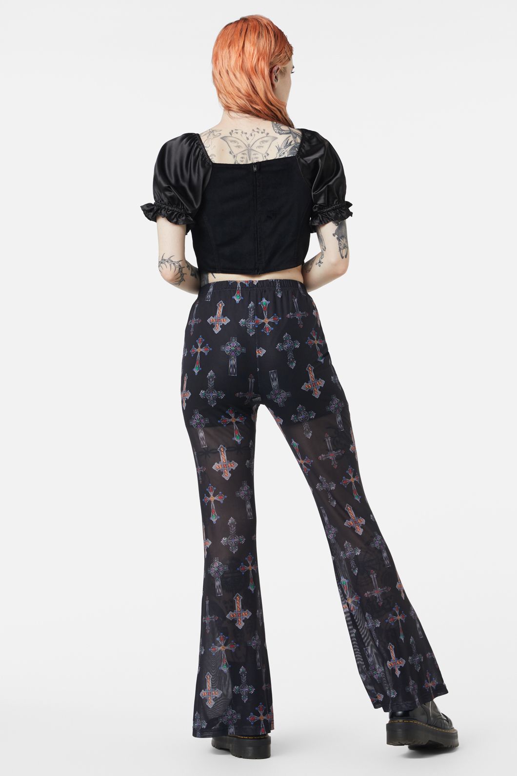 Dangerfield - Hope Had Died Mesh Pants - black