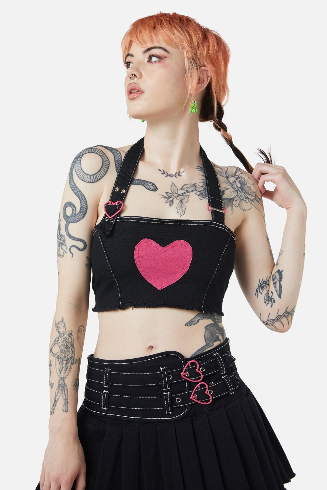 Dangerfield - Kewties Heart Corset - black