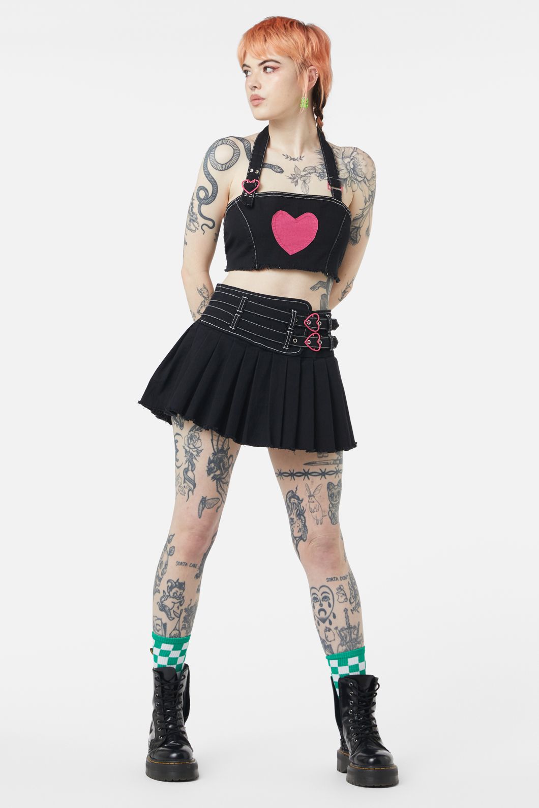 Dangerfield - Kewties Heart Corset - black
